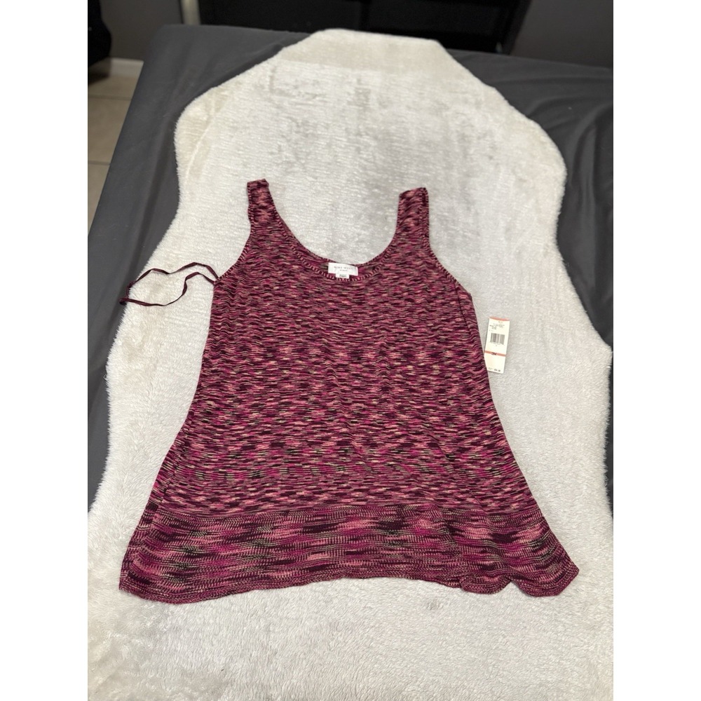 New Nine West Womens Pink Tank Top Shirt Plus 3X Berry